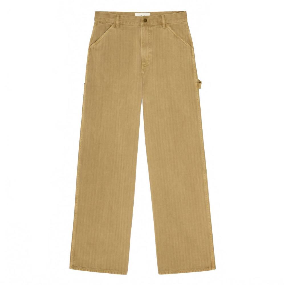 NEW THE GREAT. women's mill pant in driftwood